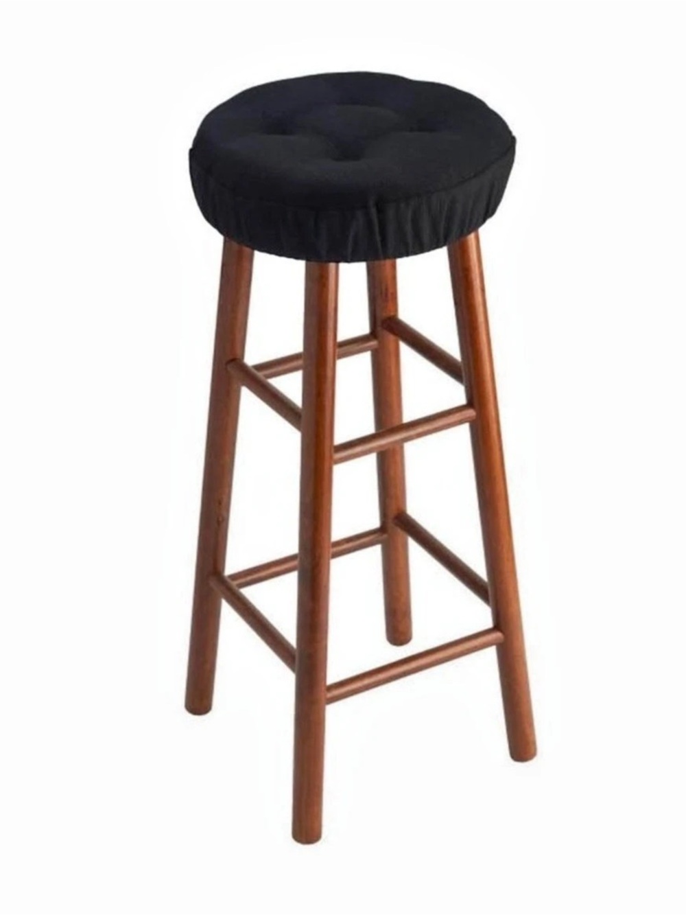 Amazon 12 Inch Round Bar Stool Cushion Covers Black Set of 4